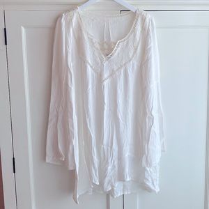 L*space Northern Star Tunic, White, Size: XS